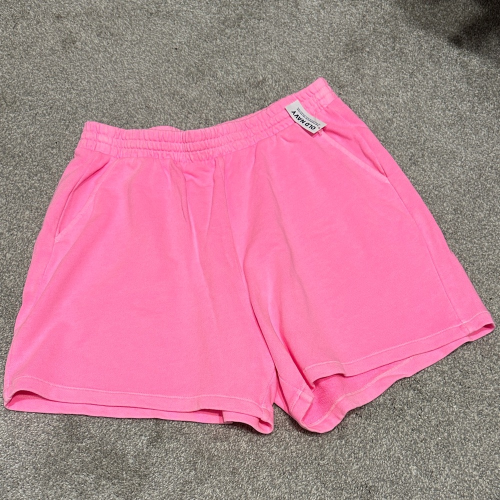 Old Navy Bright Pink Athletic Shorts